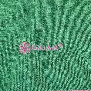 Gaiam Green Yoga Towel